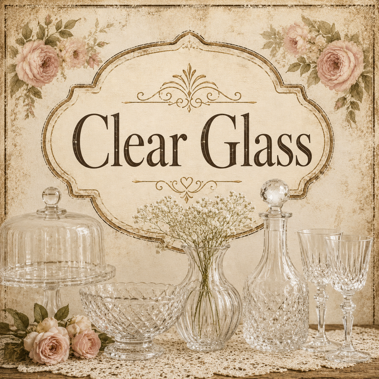 Clear Glass Pieces