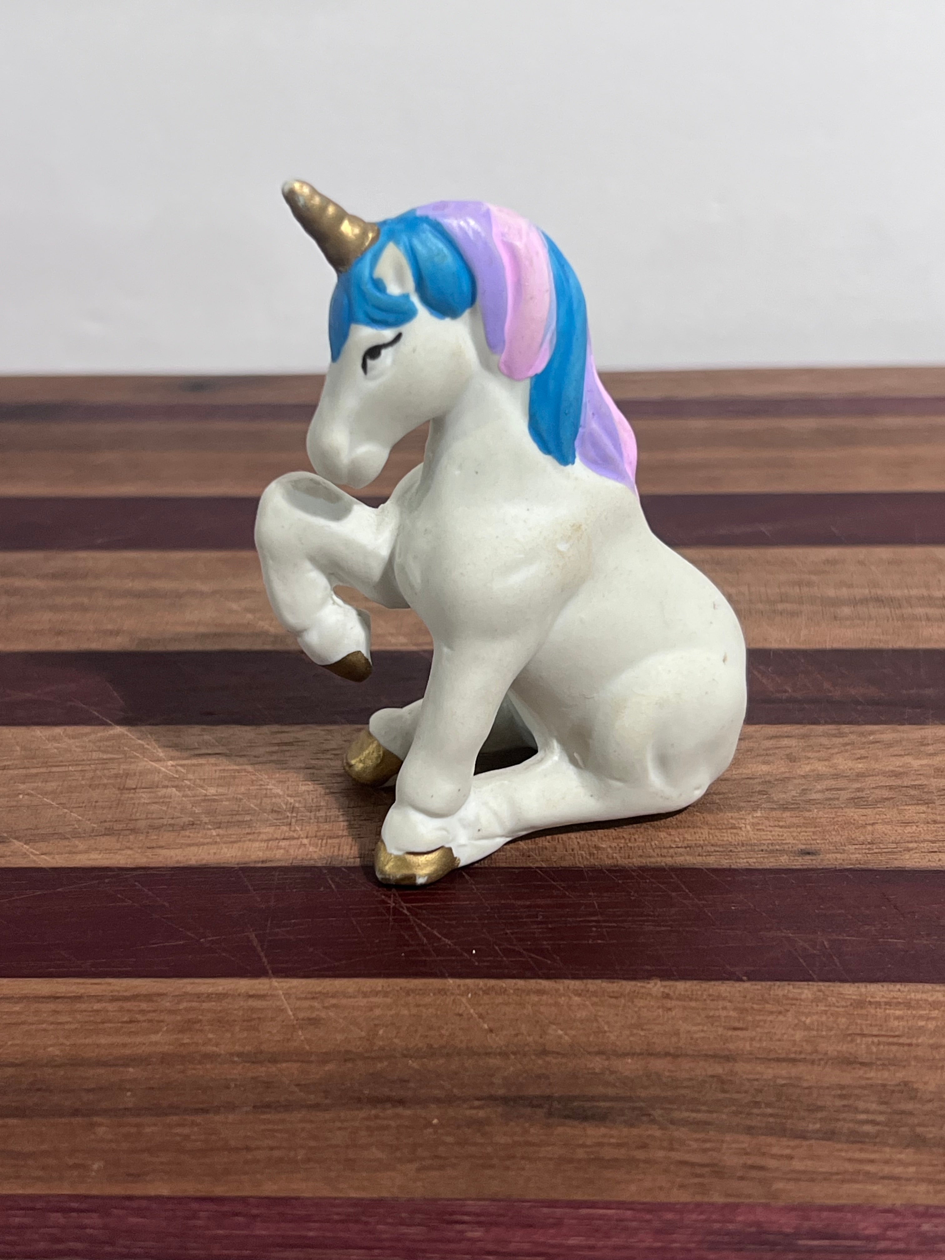 Vintage Ceramic Unicorn Figurine